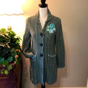 Sigrid Olsen cardigan. Size small, fully lined. In great shape. Super cute!